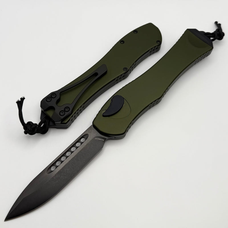 Heretic Hydra V4 Tactical w/ Green Aluminum Handle & DLC S/E H407-6A-GRN