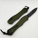 Heretic Hydra V4 Tactical w/ Green Aluminum Handle & DLC S/E H407-6A-GRN