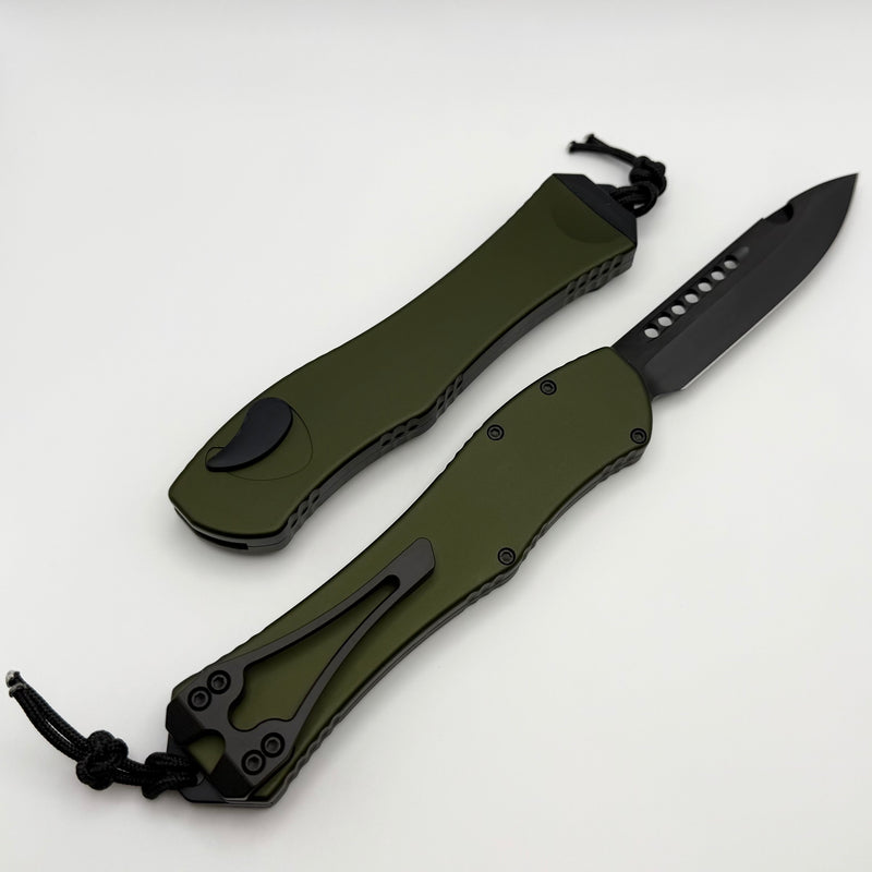 Heretic Hydra V4 Tactical w/ Green Aluminum Handle & DLC S/E H407-6A-GRN