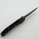 Pre-Owned Microtech UDT Vintage Raindrop Damascus w/ Black Aluminum Handle
