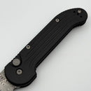 Pre-Owned Microtech LUDT Vintage Civilian Damascus w/ Black Aluminum Handle