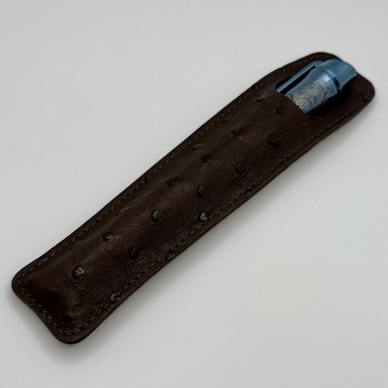 Dmitry Streltsov Bamboo Titanium Lillies Motif Pen