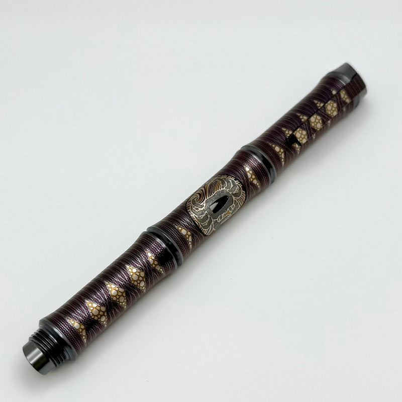 Dmitry Streltsov Bamboo Titanium Tsuba Motif Pen
