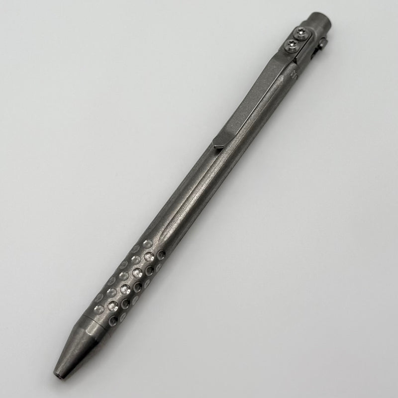 Nottingham Tactical TB360 Titanium Parker Straight Flute With Dots Right Hand Double Lock Tumbled