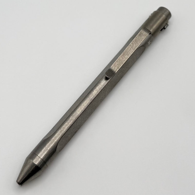 Nottingham Tactical TIBUTTON Titanium Parker Trifecta Right Hand Double Lock Tumbled