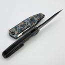 We Knife Breach Pixel Pattern Titanium Handle and Black Stonewashed M390 Blade WE25077-3
