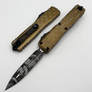 Microtech Ultratech Gen IV D/E Flag Pixel w/ Tan Handle 11224-1TAHR