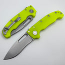Demko Knives MG AD20S V2 Kopis CPM-20CV & Day Glow G-10 Handles