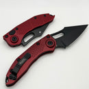Microtech Borka Stitch Merlot Handles & Black Standard 169-1MR