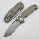 Demko Knives MG AD20S V2 Kopis CPM-20CV & Tan G-10 Handles