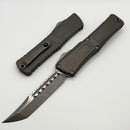 Microtech Knives Combat Troodon Gen III Apocalyptic Hellhound w/ Natural Clear Handle Signature Series 1219-10APNCS