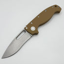 Demko Knives MG AD20S V2 Kopis CPM-20CV & Brown G-10 Peel Ply Handles