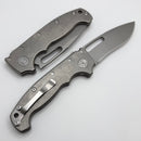 Demko Knives MG AD20S V2 Kopis CPM-20CV & Smooth Titanium Handles