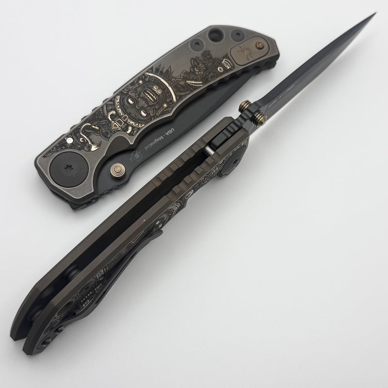 Spartan Blades Harsey Folder Aztec Special Edition w/ 4