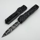Microtech Ultratech Gen IV D/E Flag Pixel w/ Black Handle 1124-1PXHR