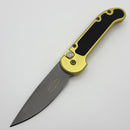 Pre-Owned Microtech LUDT Vintage w/ Yellow Aluminum Handle