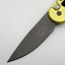 Pre-Owned Microtech LUDT Vintage w/ Yellow Aluminum Handle