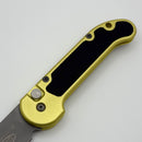 Pre-Owned Microtech LUDT Vintage w/ Yellow Aluminum Handle
