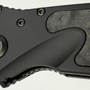 Pre-Owned Microtech Socom Elite M/A DLC Spike Grind w/ Glow Fat Carbon Inlays Signature Series NCB Exclusive 160-1DLCTCFGLISS