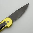 Pre-Owned Microtech LUDT Vintage w/ Yellow Aluminum Handle