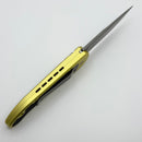 Pre-Owned Microtech LUDT Vintage w/ Yellow Aluminum Handle