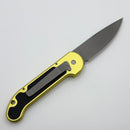 Pre-Owned Microtech LUDT Vintage w/ Yellow Aluminum Handle