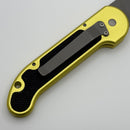 Pre-Owned Microtech LUDT Vintage w/ Yellow Aluminum Handle