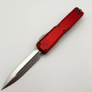 Pre-Owned Microtech Ultratech Gen IV D/E Satin Standard w/ Red Handle 11224-4RD