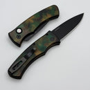 Pro-Tech Duke Woodland Camo Handle w/ DLC MagnaCut DUKE2103-WOODLAND