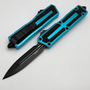 Microtech Scarab 2 Gen 3 D/E Tactical Standard w/ Turquoise Handle 1280-1TQ