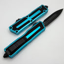 Microtech Scarab 2 Gen 3 D/E Tactical Standard w/ Turquoise Handle 1280-1TQ