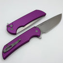 Pro-Tech Mordax Purple Handles & Stonewash MagnaCut MX101-Purple