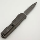 Pre-Owned Microtech Cypher II D/E Full Serrated Apocalyptic w/ Natural Clear Handle 1242-12APNC
