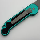 Pre-Owned Microtech LUDT Vintage w/ Turquoise Aluminum Handle