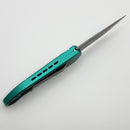 Pre-Owned Microtech LUDT Vintage w/ Turquoise Aluminum Handle