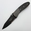 Pre-Owned Microtech Lightfoot LCC M/A Carbon Fiber & Black 154CM