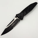 Pre-Owned Microtech Socom Elite Single Edge Manual Partial Serrated Black Tactical Standard 160-2T
