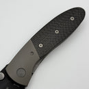 Pre-Owned Microtech Lightfoot LCC M/A Carbon Fiber & Black 154CM