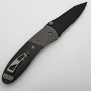 Pre-Owned Microtech Lightfoot LCC M/A Carbon Fiber & Black 154CM