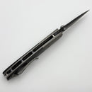 Pre-Owned Microtech Lightfoot LCC M/A Carbon Fiber & Black 154CM