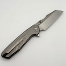 Pre-Owned Reate Knives Mantis Milled Titanium Handles w/ Belt Satin Elmax