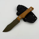 Tactile Knife Osprey Fixed Blade w/ MagnaCut & Natural Micarta w/ Boltaron Sheath