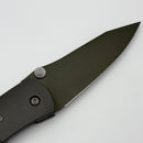 Pre-Owned Microtech Lightfoot LCC D/A Micarta & OD Green 20CV