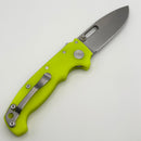 Pre-Owned Demko Knives MG AD20 Exclusive Drop Point MagnaCut & Day Glow G-10 Handles