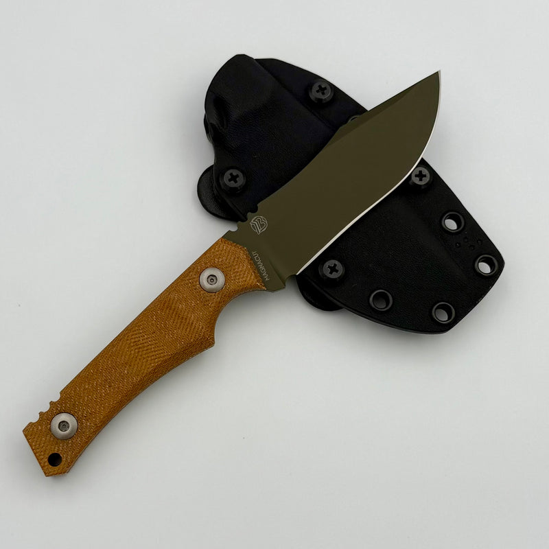 Tactile Knife Osprey Fixed Blade w/ MagnaCut & Natural Micarta w/ Boltaron Sheath