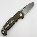 Pre-Owned Demko Knives MG AD20 Exclusive Drop Point MagnaCut & OD Green G-10 Handles