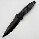 Pre-Owned Microtech Socom Elite M/A DLC Spike Grind w/ Glow Fat Carbon Inlays Signature Series NCB Exclusive 160-1DLCTCFGLISS