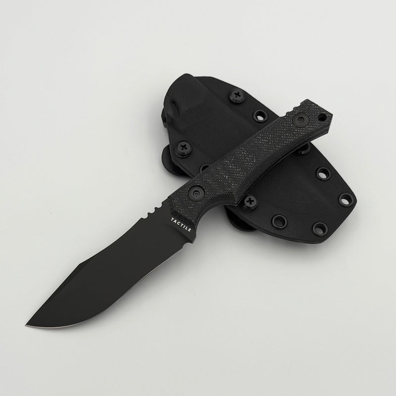 Tactile Knife Osprey Fixed Blade w/ MagnaCut & Black Micarta w/ Boltaron Sheath