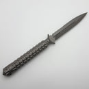 Pre-Owned  Microtech A.D.O Bead Blast Part Serrated D/E 115-8