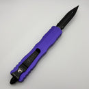 Factory Blem Microtech Dirac Delta Double Edge Purple Tactical Partial Serrated 227-2PU